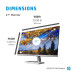 HP M27f FHD Monitor (2G3D3AA)